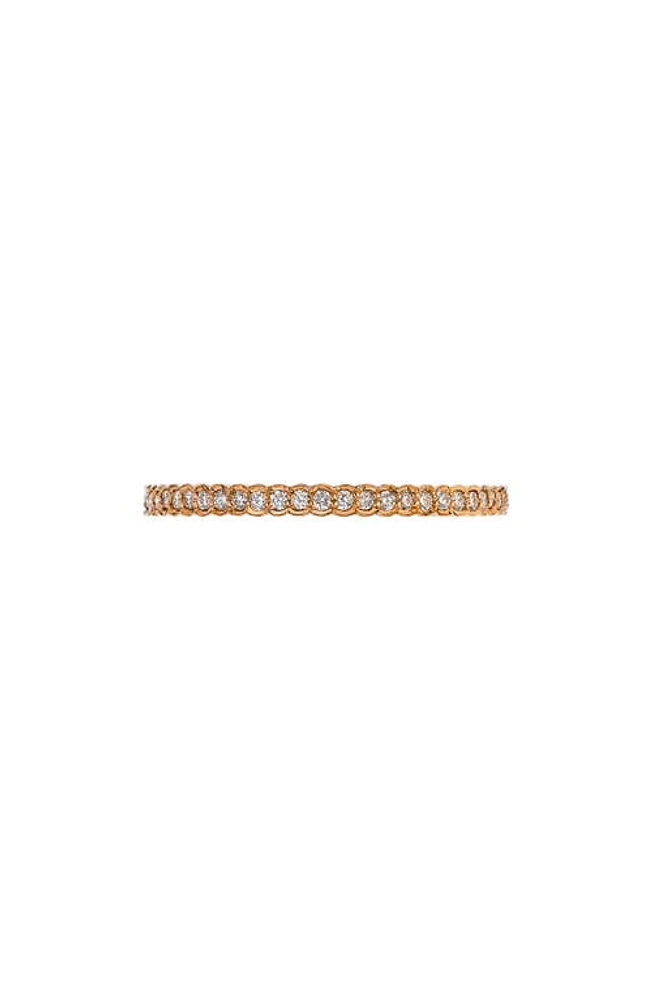 Sethi Couture Diamond Scallop Band 18K Rg at Nordstrom,