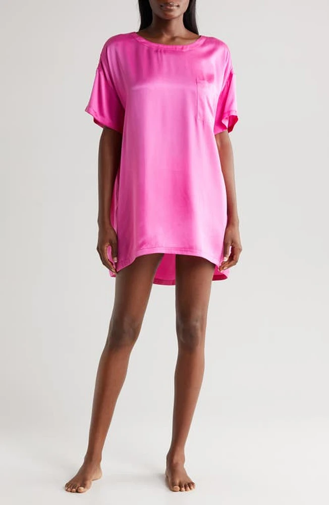 Lunya Oversize Silk Sleepshirt at Nordstrom,