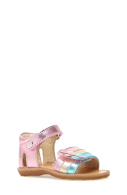 Naturino Zeja Sandal Pink-Platinum-Celeste at Nordstrom,