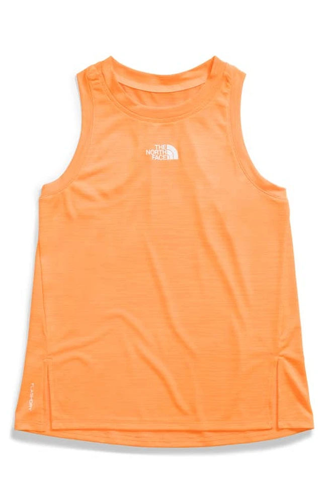 The North Face Kids' Never Stop Performance Tank Bright Cantaloupe at