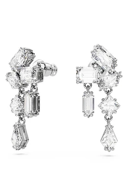 Swarovski Mesmera Mixed Crystal Drop Earrings in Silver at Nordstrom