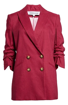 Veronica Beard Kiernan Linen Blend Dickey Jacket at Nordstrom,