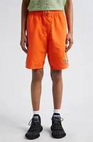 Martine Rose Floral Graphic Board Shorts Orange/Festival Flower at Nordstrom,