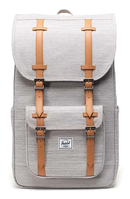 Herschel Supply Co. Little America Recycled Polyester Backpack in Light Grey Crosshatch at Nordstrom