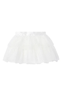 Janie and Jack x Disney Kids' Frozen Glitter Tulle Tutu Skirt Ivory at Nordstrom,