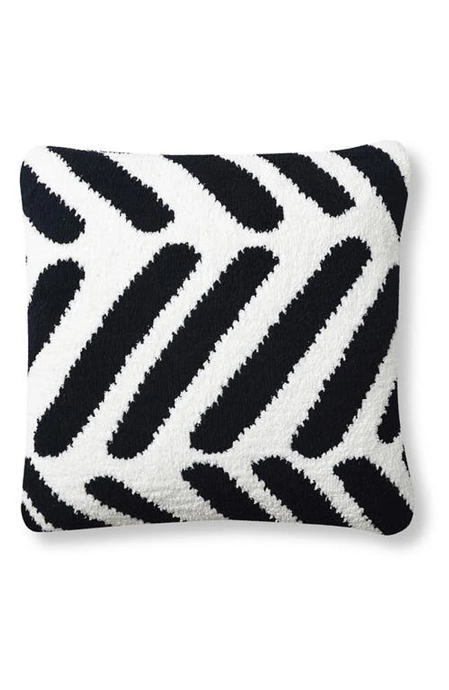 Sunday Citizen Chevron Accent Pillow in Black - Off White at Nordstrom, Size 20X20