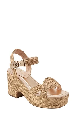 Bandolino Sabinna Platform Sandal Gold at Nordstrom,