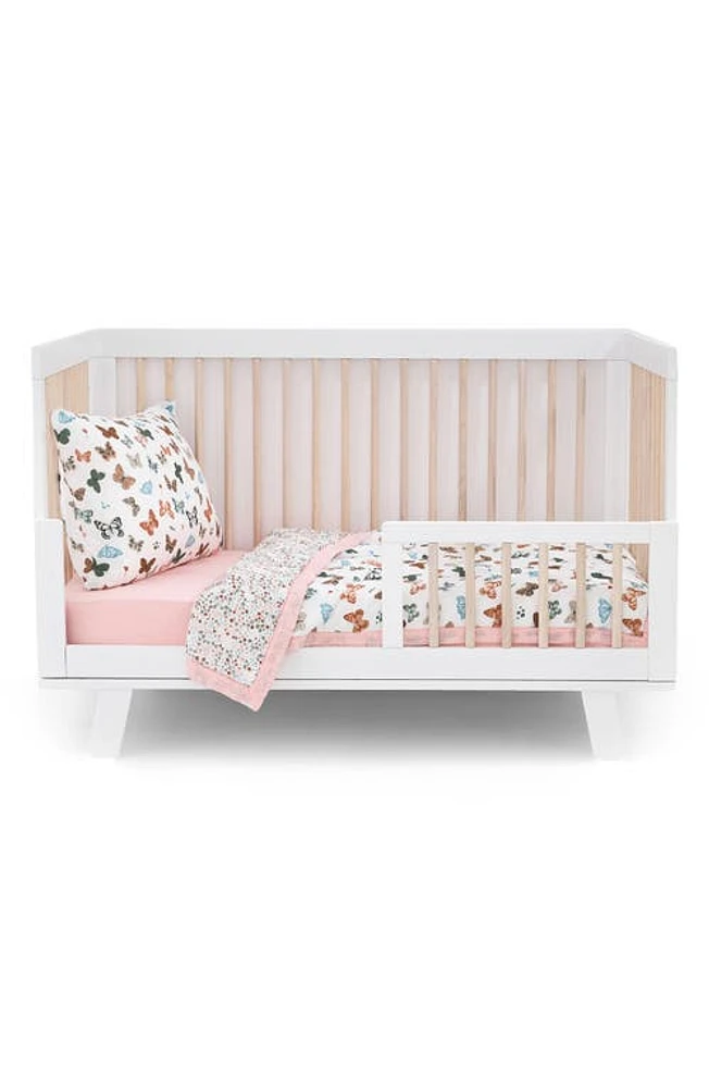 little unicorn Toddler Cotton Muslin Bedding Set in Butterflies at Nordstrom