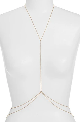 Set & Stones Zeppelin Body Chain in Gold at Nordstrom