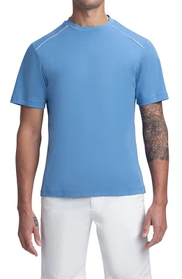 Bugatchi Crewneck T-Shirt in Riviera at Nordstrom, Size Xx-Large