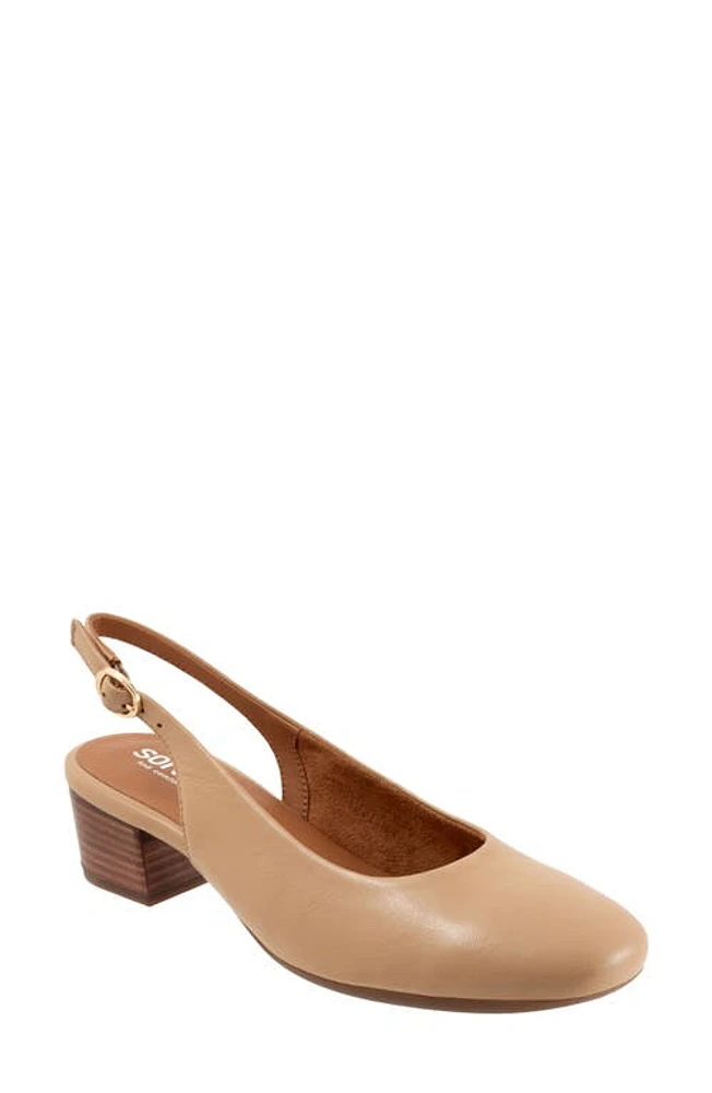 SoftWalk Largo Slingback Pump Tan at Nordstrom,