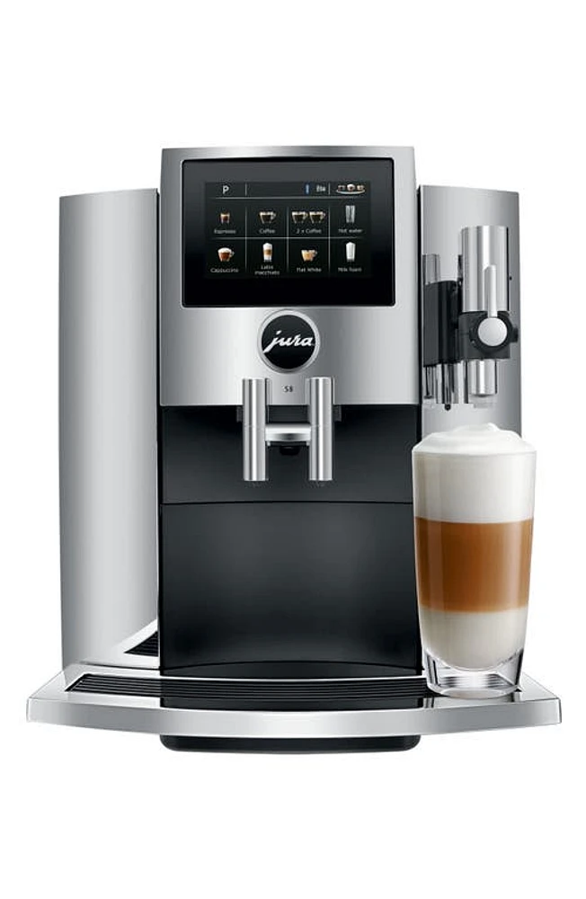 JURA S8 Automatic Coffee Machine in Silver at Nordstrom