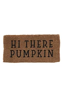 Creative Co-Op Hi There Pumpkin Doormat in Natural at Nordstrom