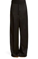 Khaite Banton Loose Fit Pants Black at Nordstrom,