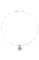 The M Jewelers The Zodiac Medallion Necklace in Silver - Leo at Nordstrom