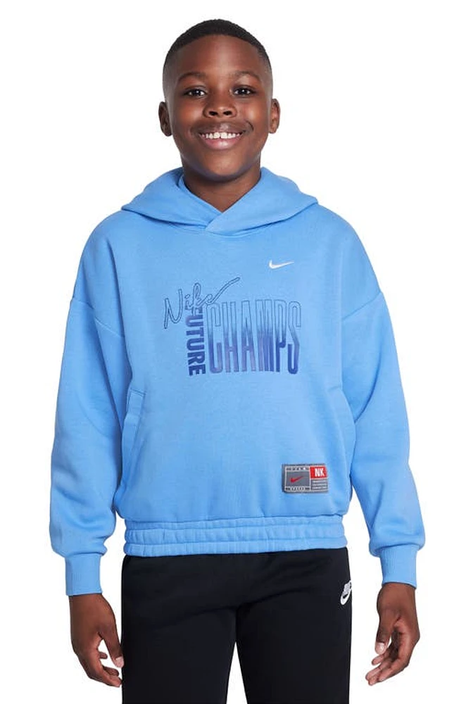 Nike Kids' Culture of Basketball Hoodie University Blue/White at