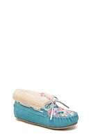 Minnetonka Kids' Charley Slipper Mermaid Turquoise at Nordstrom, M