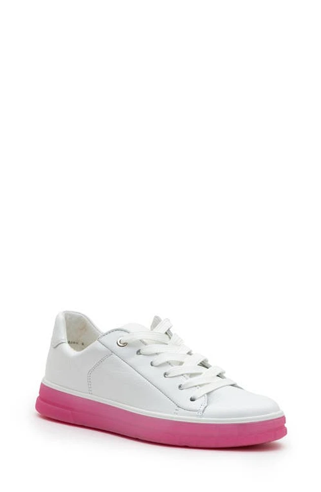 ara Forsyth Sneaker in White Cervocalf W/ Sole at Nordstrom