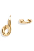 Jenny Bird Dara Ear Cuff in High Polish Gold at Nordstrom