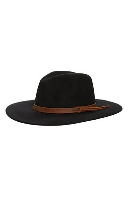 Brixton Field Proper Wool Felt Fedora Black at Nordstrom,