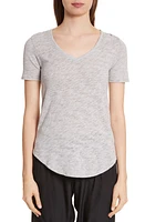 ATM Anthony Thomas Melillo V-Neck Slub Cotton T-Shirt Heather Grey at Nordstrom,