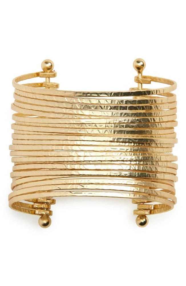 Panacea Large Multiband Wrist Cuff in Gold at Nordstrom