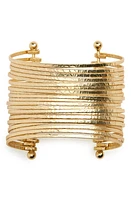 Panacea Large Multiband Wrist Cuff in Gold at Nordstrom