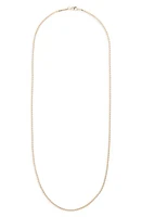 Bony Levy Men's 14K Gold Box Chain Necklace in 14K Yellow Gold at Nordstrom, Size 22