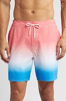 johnnie-O Solito Swim Trunks Malibu Red at Nordstrom,