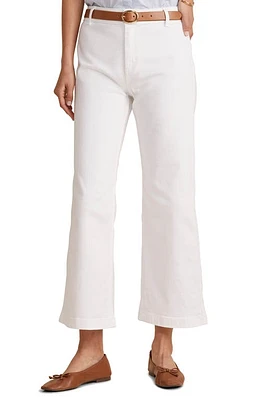 vineyard vines Mariner Crop Wide Leg Jeans White Cap at Nordstrom,