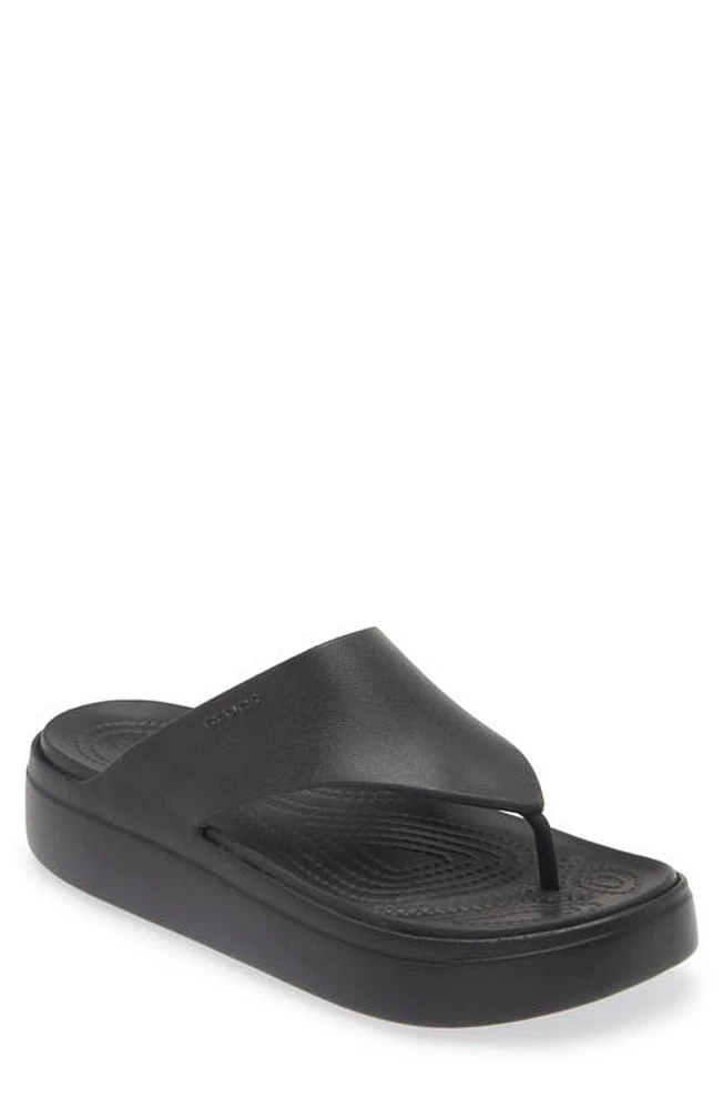 CROCS Getaway Platform Flip Flop in Black at Nordstrom, Size 5