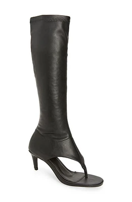 AZALEA WANG Cecile Flip Flop Boot Black at Nordstrom,