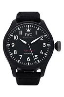 Watchfinder & Co. IWC Preowned 2022 Big Pilot's Fabric Strap Watch, 44mm in Black at Nordstrom