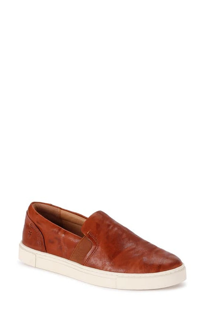 Frye Ivy Slip-On Sneaker Cognac - Oyster at Nordstrom,