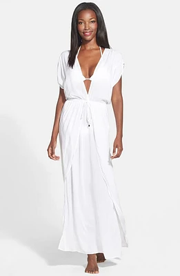 Elan Deep V-Neck Cover-Up Maxi Dress at Nordstrom,