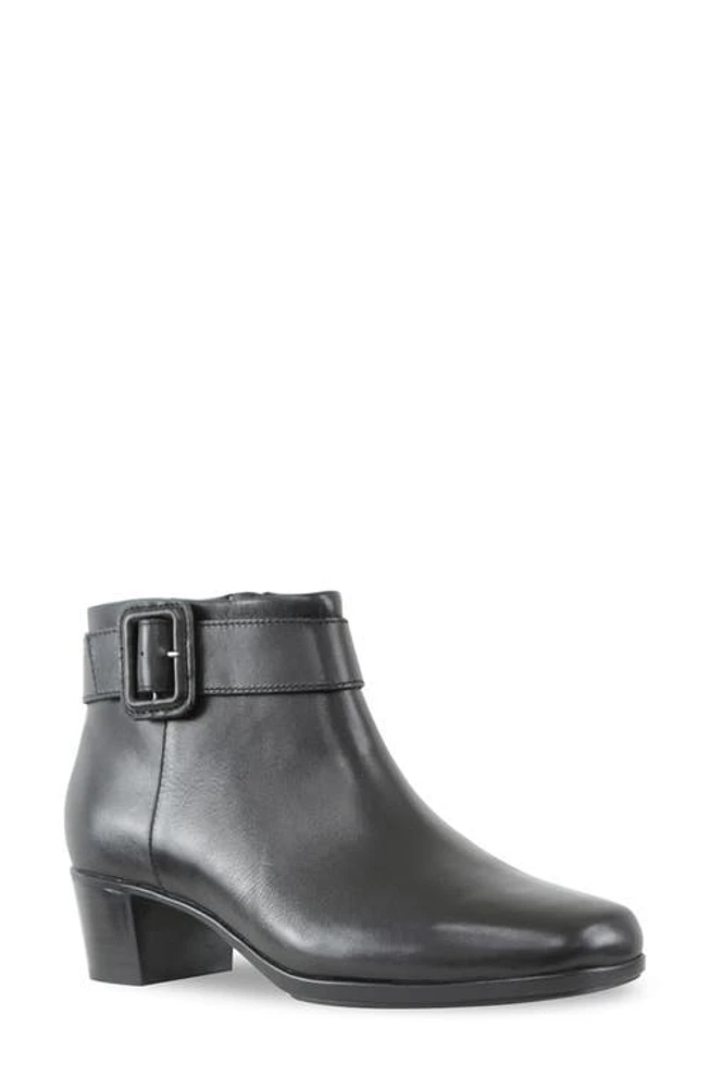 Munro Callie Water Resistant Bootie Black Leather at Nordstrom,