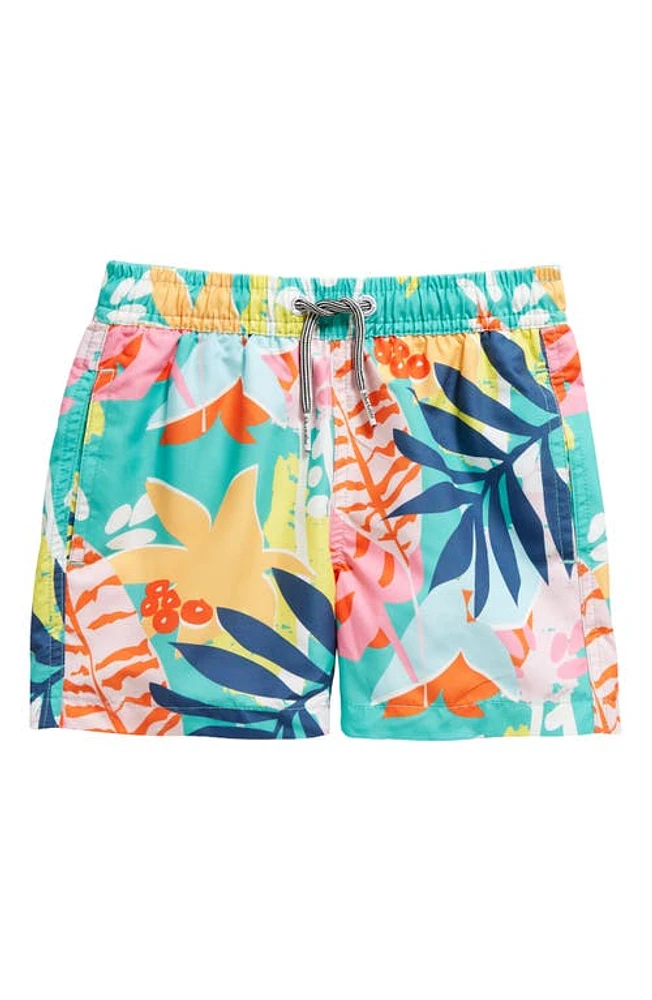 Boardies Kids' Miami Green Swim Trunks at Nordstrom, Size 13