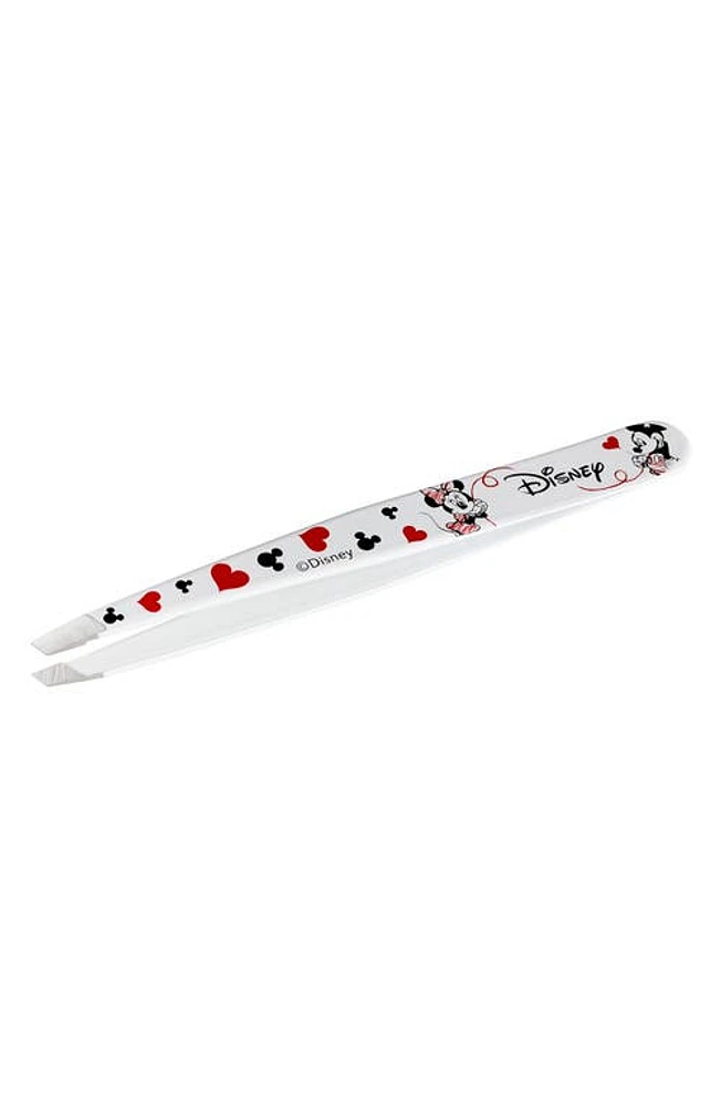 TWEEZERMAN Disney's Mickey Mouse and Minnie Mouse We Got Ears Slant Tweezer in Forever In Love at Nordstrom