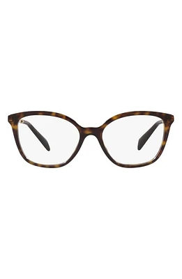 Prada 56mm Butterfly Optical Glasses in Tortoise at Nordstrom