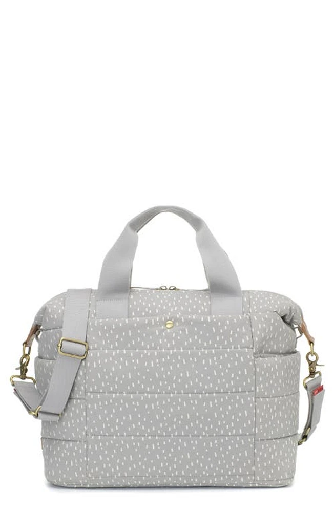 Storksak Organic Cotton Diaper Tote in Grey at Nordstrom