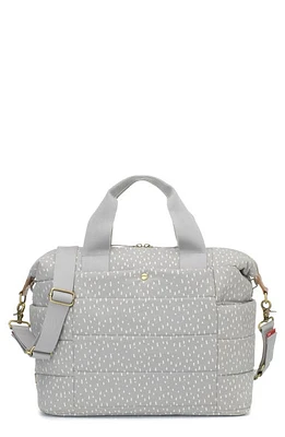 Storksak Organic Cotton Diaper Tote in Grey at Nordstrom