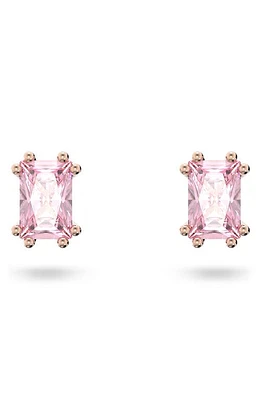 Swarovski Stilla Stud Earrings in Pink at Nordstrom