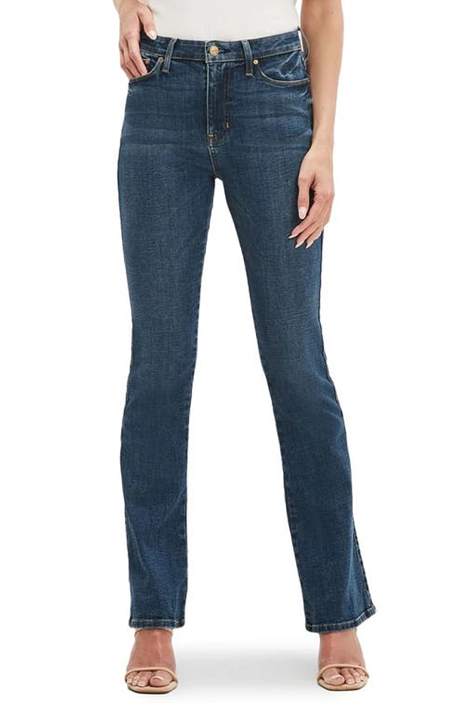 GUESS Sexy Flare High Waist Jeans Blue Fog Wash at Nordstrom, 32