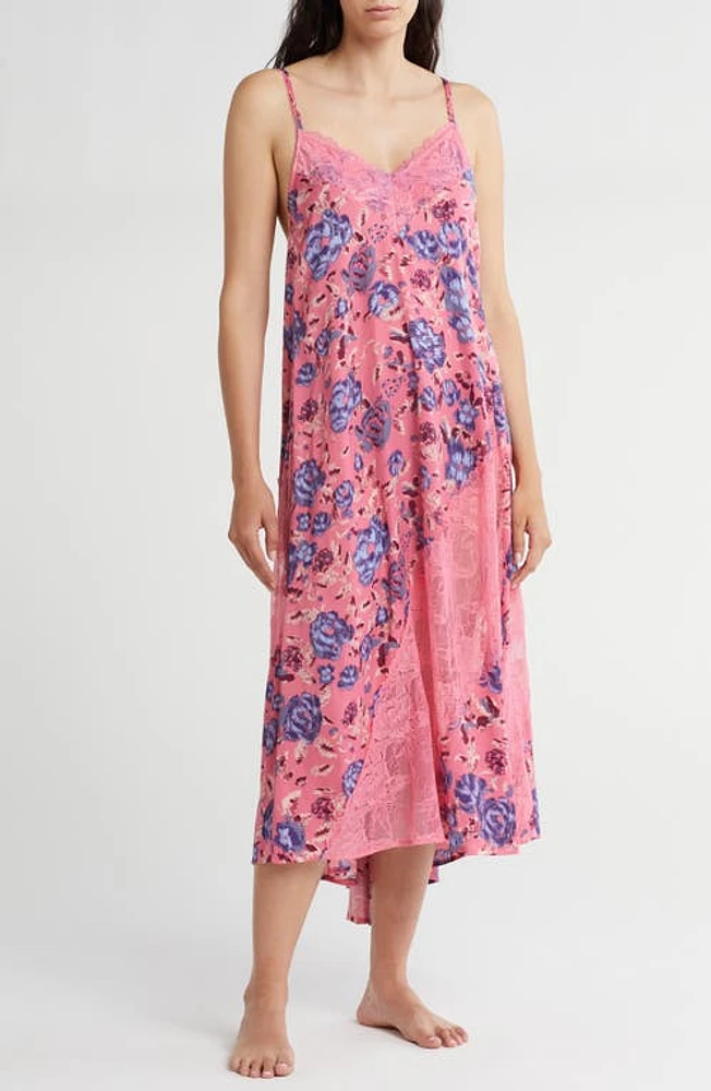 Free People First Date Print Sleeveless Maxi Dress Combo at Nordstrom,