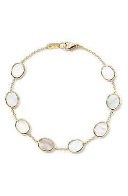 Ippolita 18K Gold Polished Rock Candy Mother of Pearl Bracelet at Nordstrom, Size 7.25