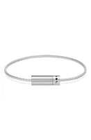 le gramme 7G Polished Sterling Silver Horizontal Engraving Cable Bracelet at Nordstrom,