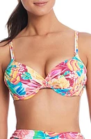 Rod Beattie I LIke It Underwire Bikini Top Pink/Tropical Multi at Nordstrom,