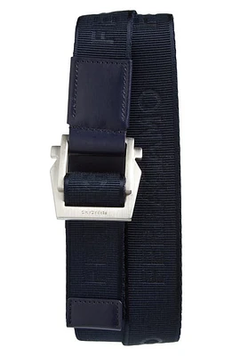 FERRAGAMO Gancio Buckle Jacquard Belt Midnight at Nordstrom, Eu