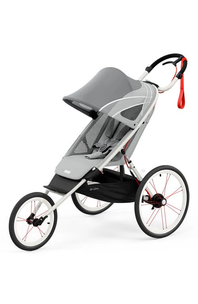 CYBEX AVI Jogging Stroller in Cream/Orange/Grey at Nordstrom