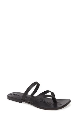 James Smith Treville Sandal in Black Leather at Nordstrom, Size 7Us